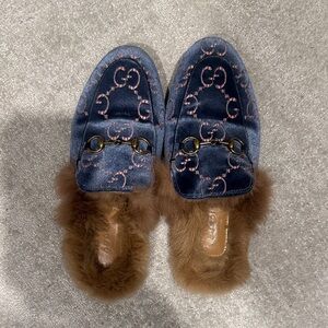 Women's GG Princeton Fur Mules 38